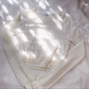 Cropped Sheer Long Sleeve